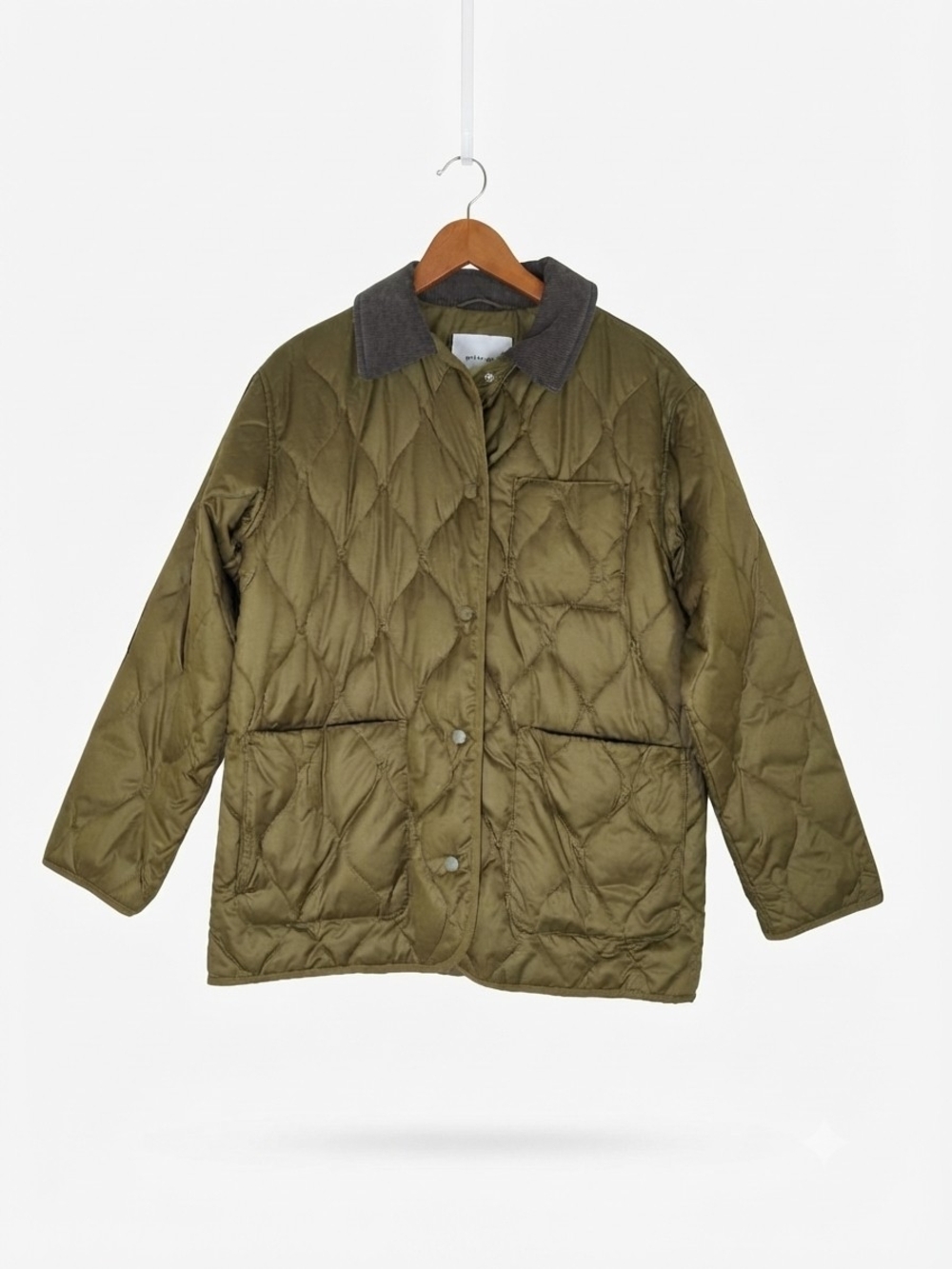 Everlane Women's Olive Green Quilted Ranch Jacket Size S